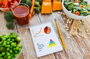减肥蔬菜和食物日记