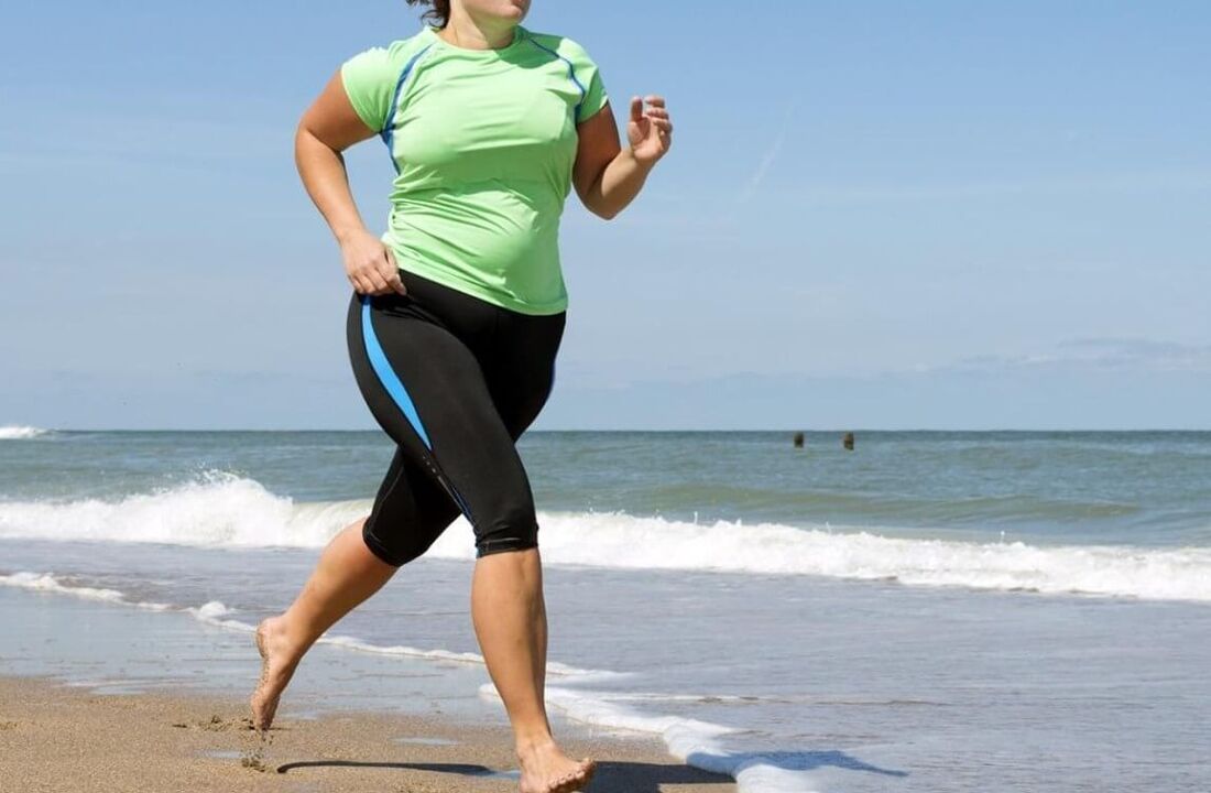 跑步锻炼可以减掉肚子和腿